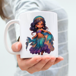 Cute Arabian Princess Mug