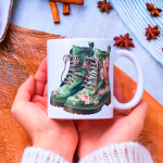 Cute Hippy Boots Mug