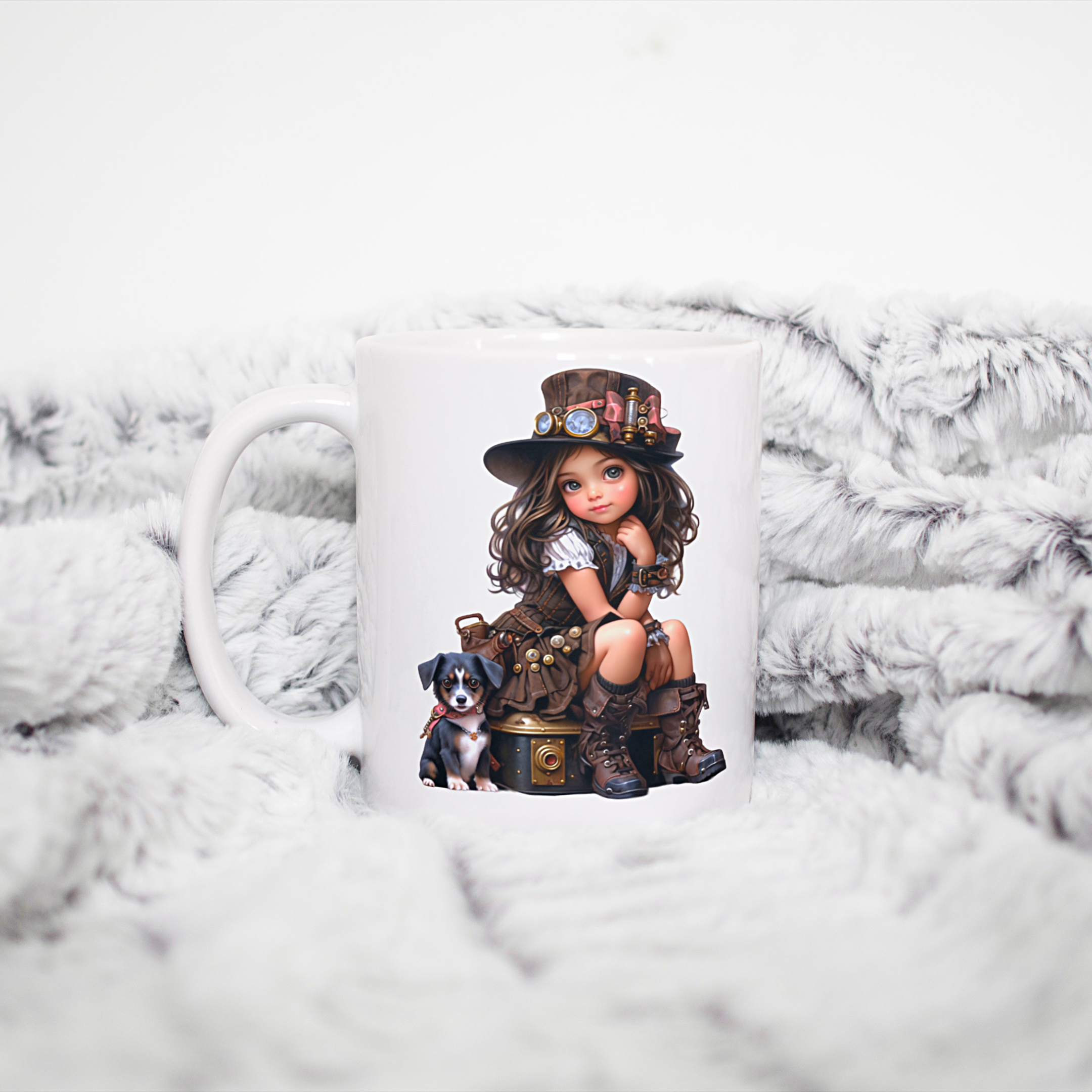 Cute Steampunk Girl Mug